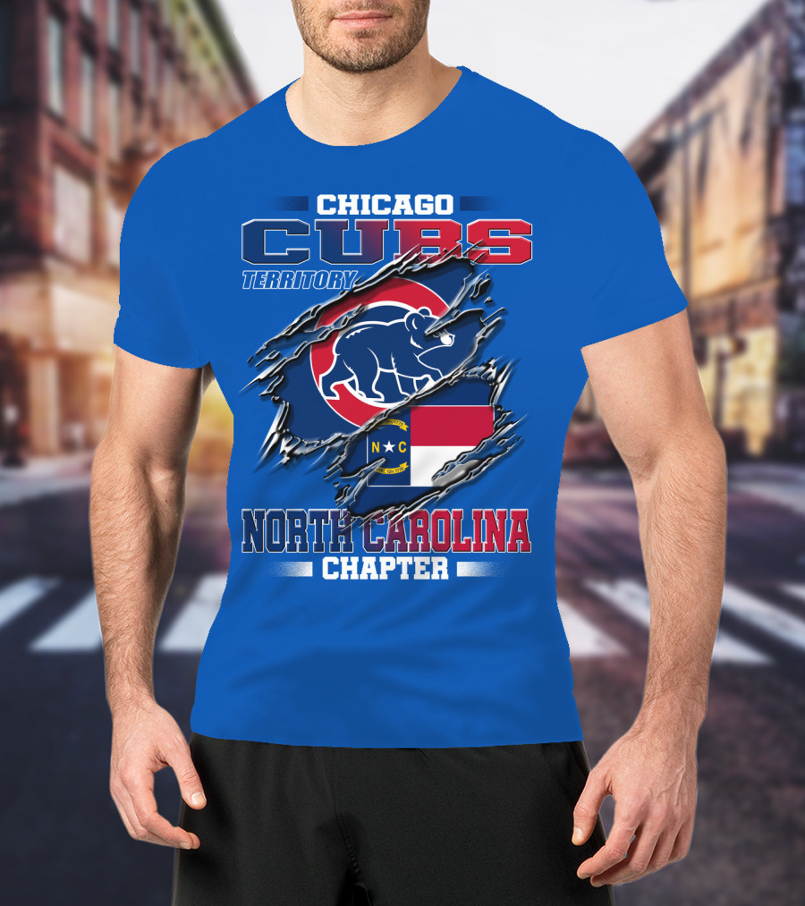 Chicago Cubs Territory North Carolina Chapter T-Shirt