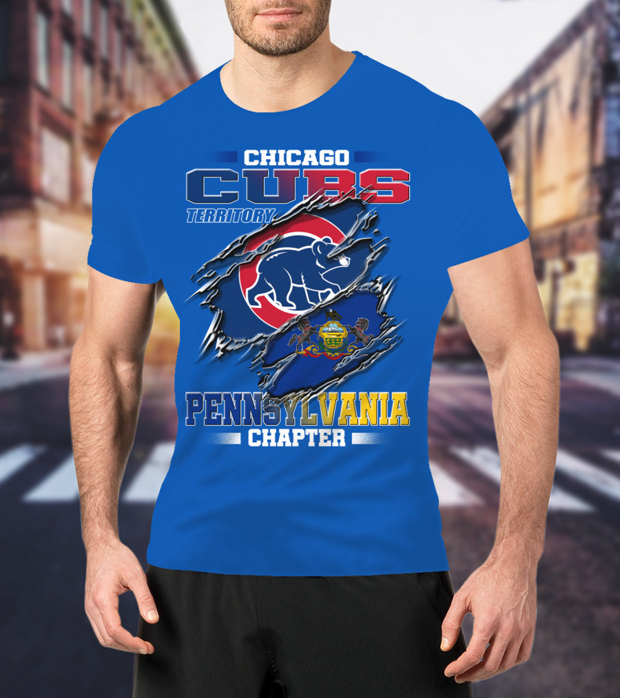 Chicago Cubs Territory Pennsylvania Chapter T-Shirt