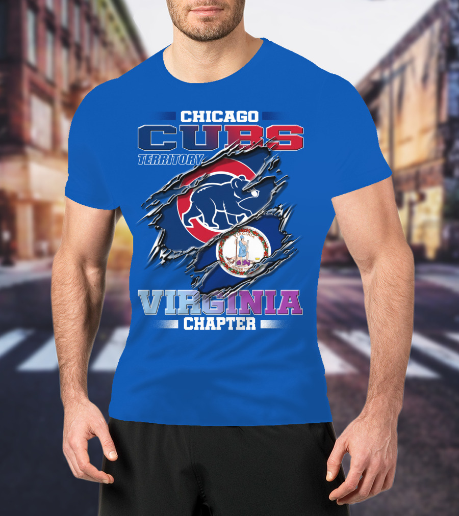 Chicago Cubs Territory Virginia Chapter T-Shirt