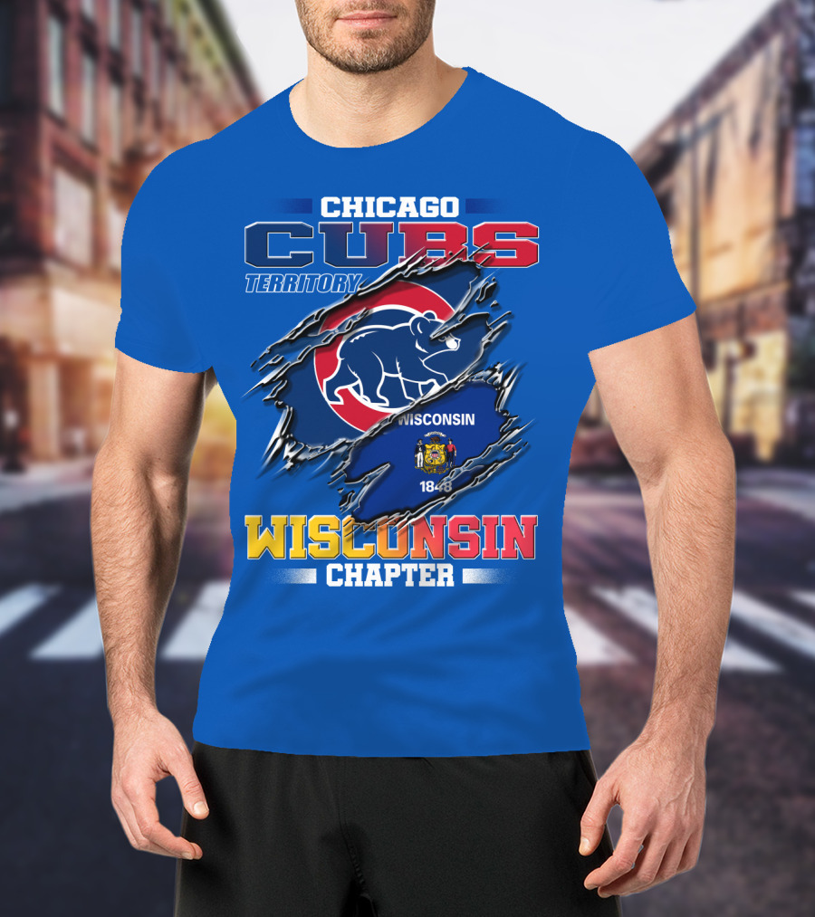 Chicago Cubs Territory Wisconsin Chapter T-Shirt