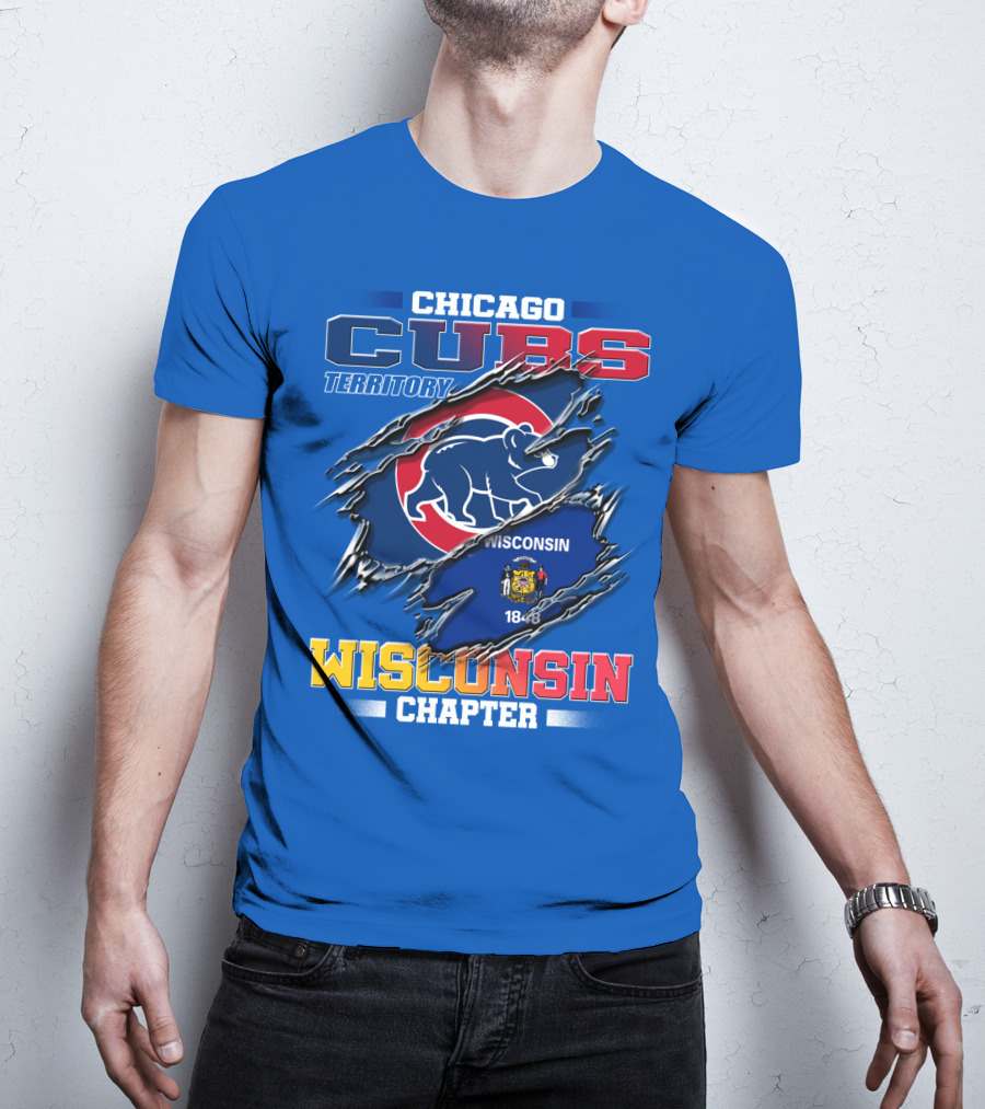 Chicago Cubs Territory Wisconsin Chapter T-Shirt