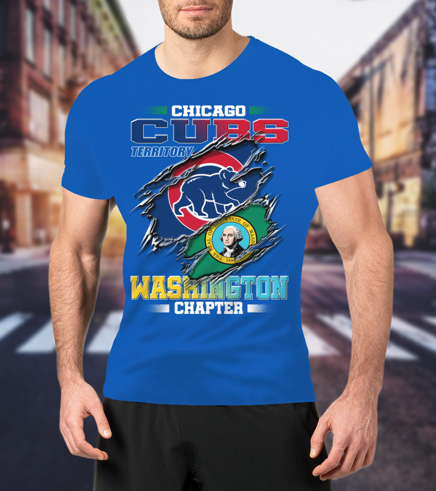 Chicago Cubs Territory Washington Chapter T-Shirt