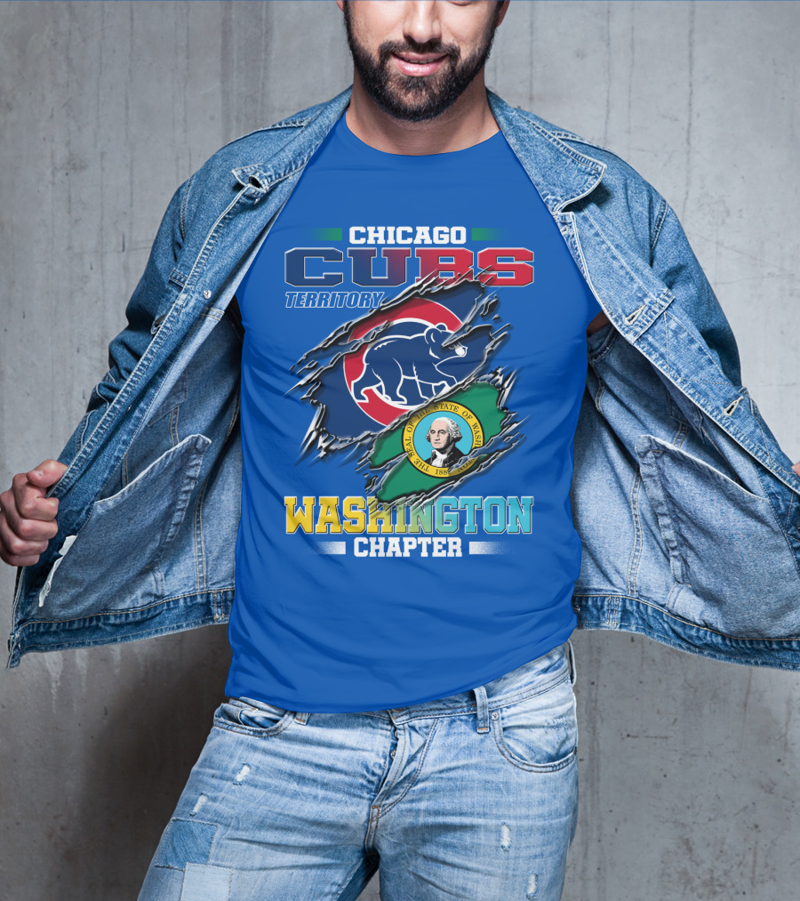 Chicago Cubs Territory Washington Chapter T-Shirt