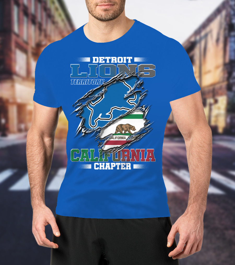 Detroit Lions Territory California Chapter T-Shirt