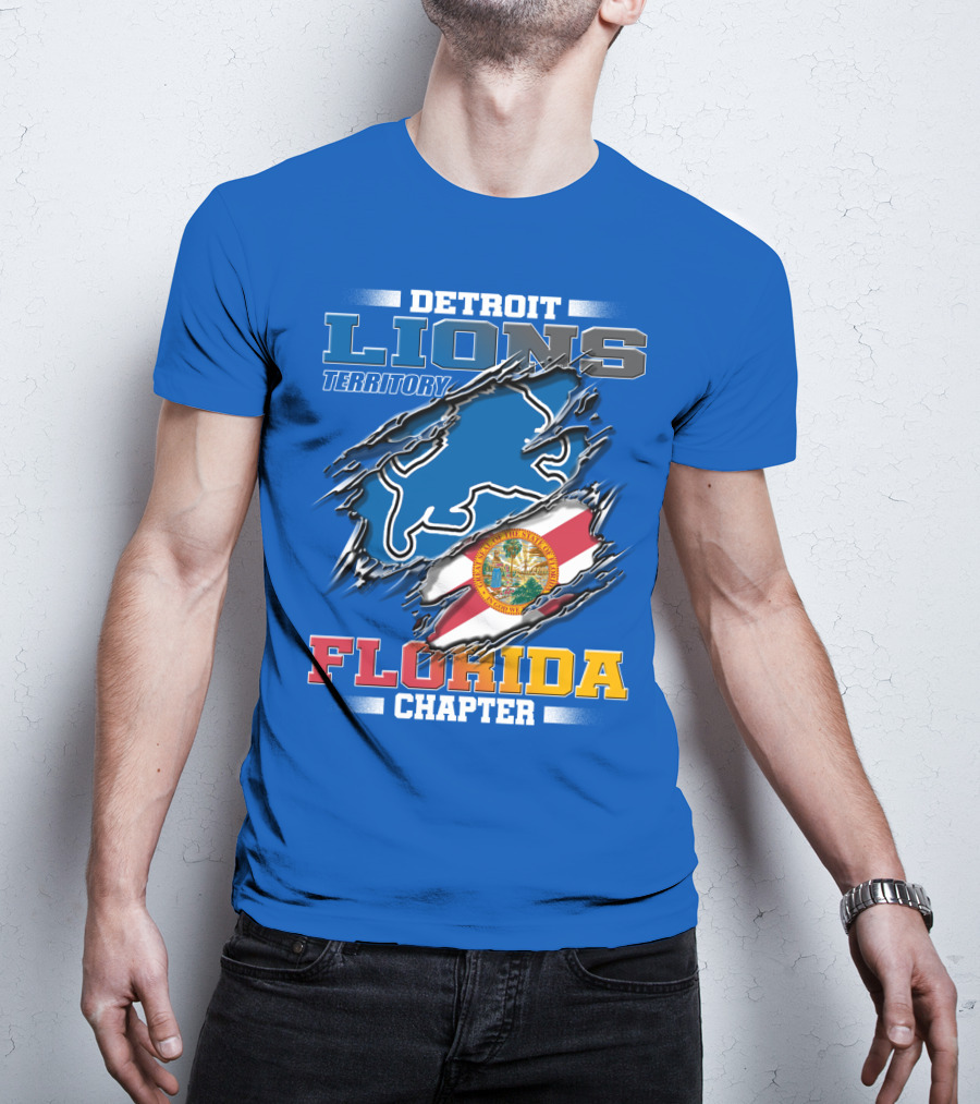 Detroit Lions Territory Florida Chapter T-Shirt