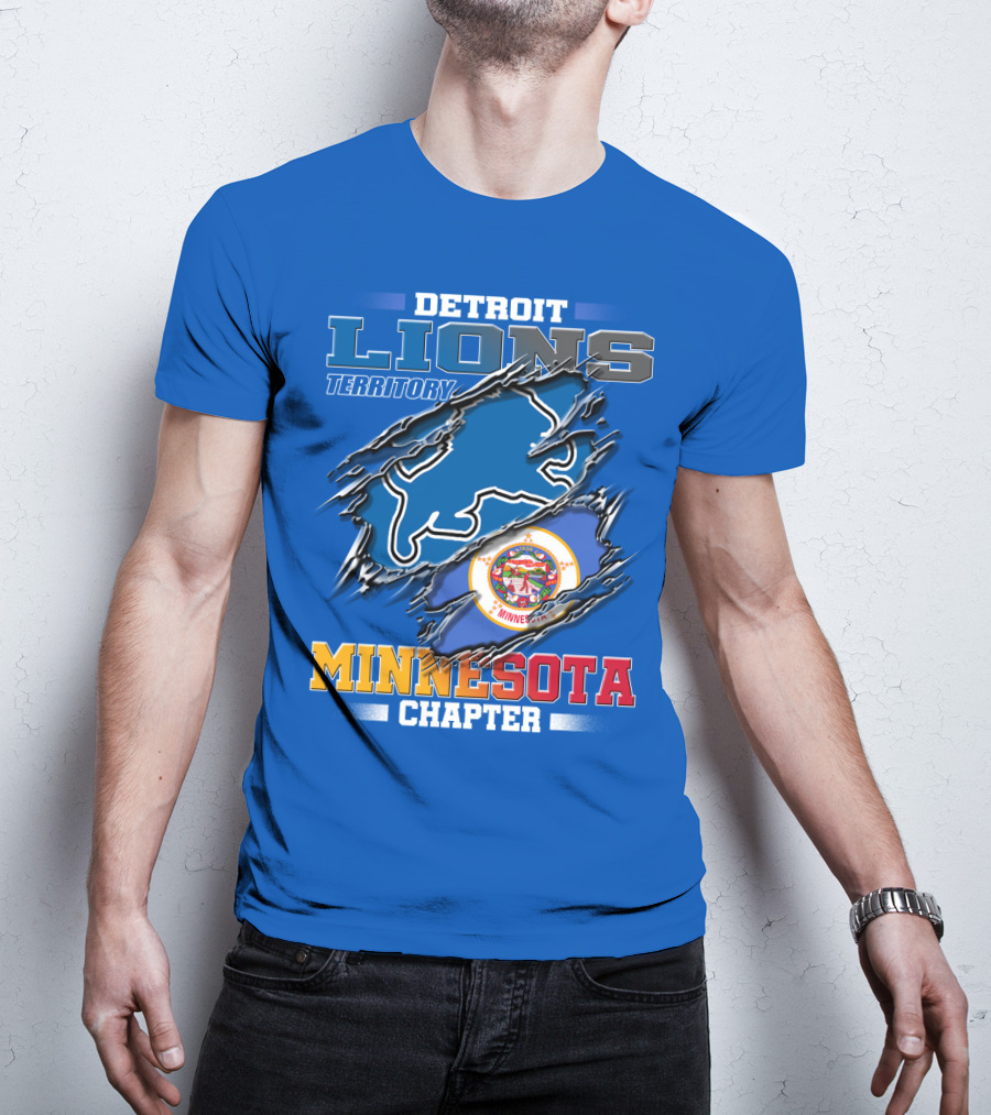Detroit Lions Territory Minnesota Chapter T-Shirt