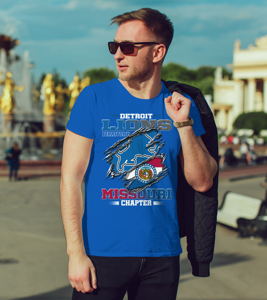 Detroit Lions Territory Missouri Chapter T-Shirt