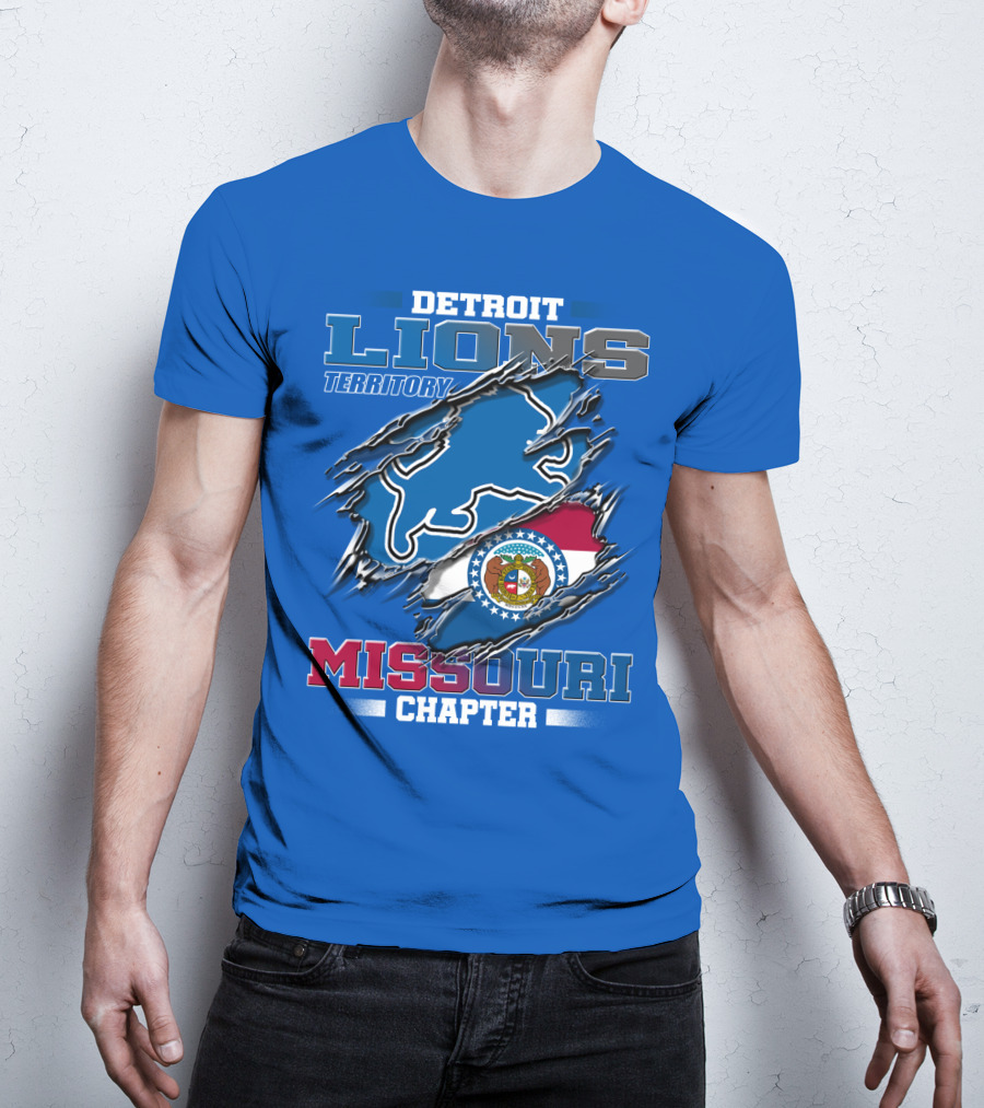 Detroit Lions Territory Missouri Chapter T-Shirt