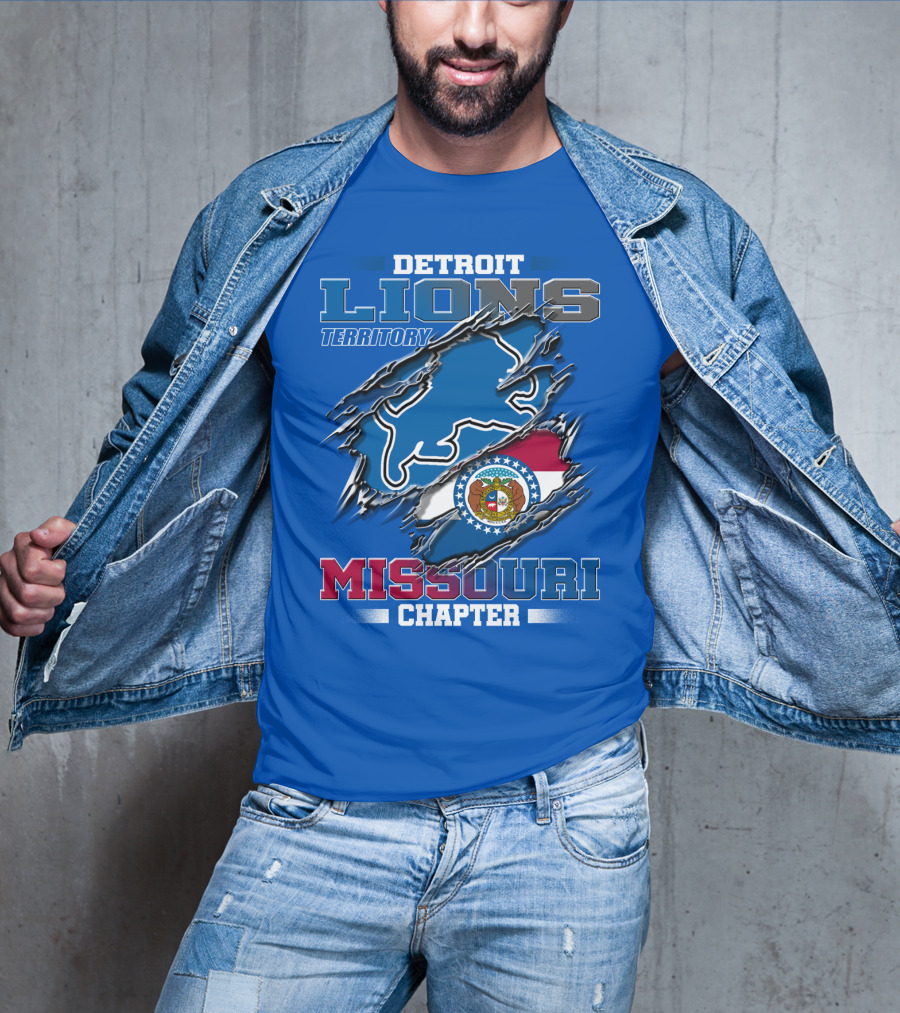 Detroit Lions Territory Missouri Chapter T-Shirt