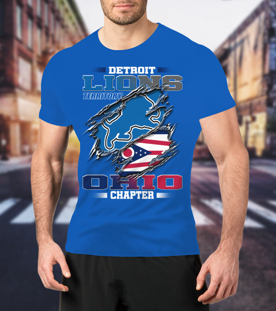 Detroit Lions Territory Ohio Chapter T-Shirt