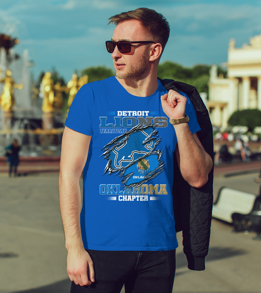 Detroit Lions Territory Oklahoma Chapter T-Shirt