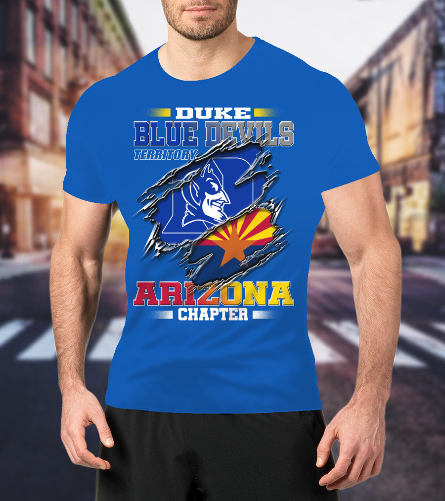 Duke Blue Devils Territory Arizona Chapter T-Shirt