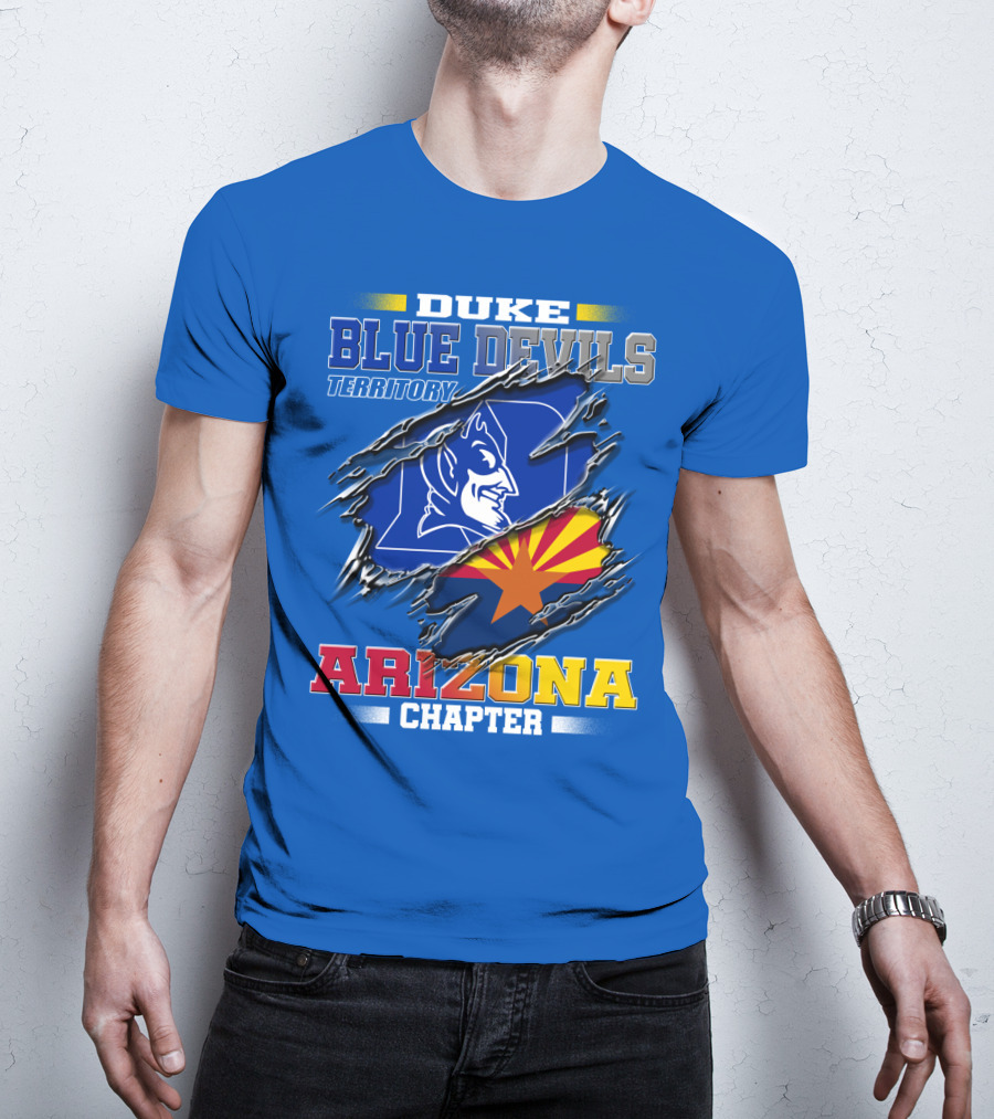 Duke Blue Devils Territory Arizona Chapter T-Shirt