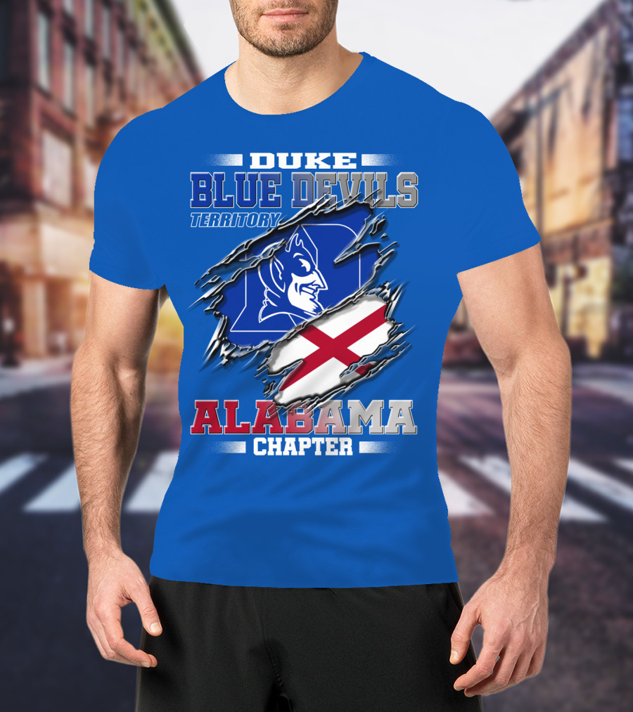Duke Blue Devils Territory Alabama Chapter T-Shirt