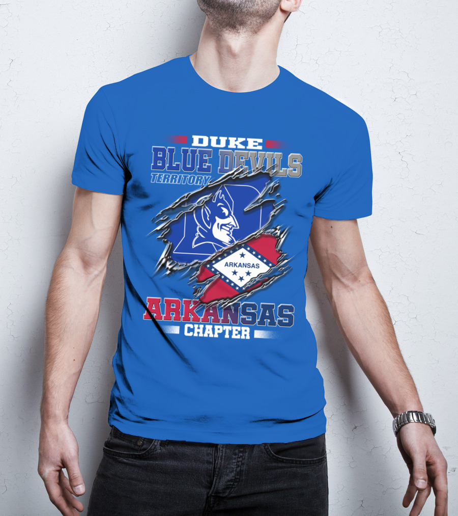Duke Blue Devils Territory Arkansas Chapter T-Shirt
