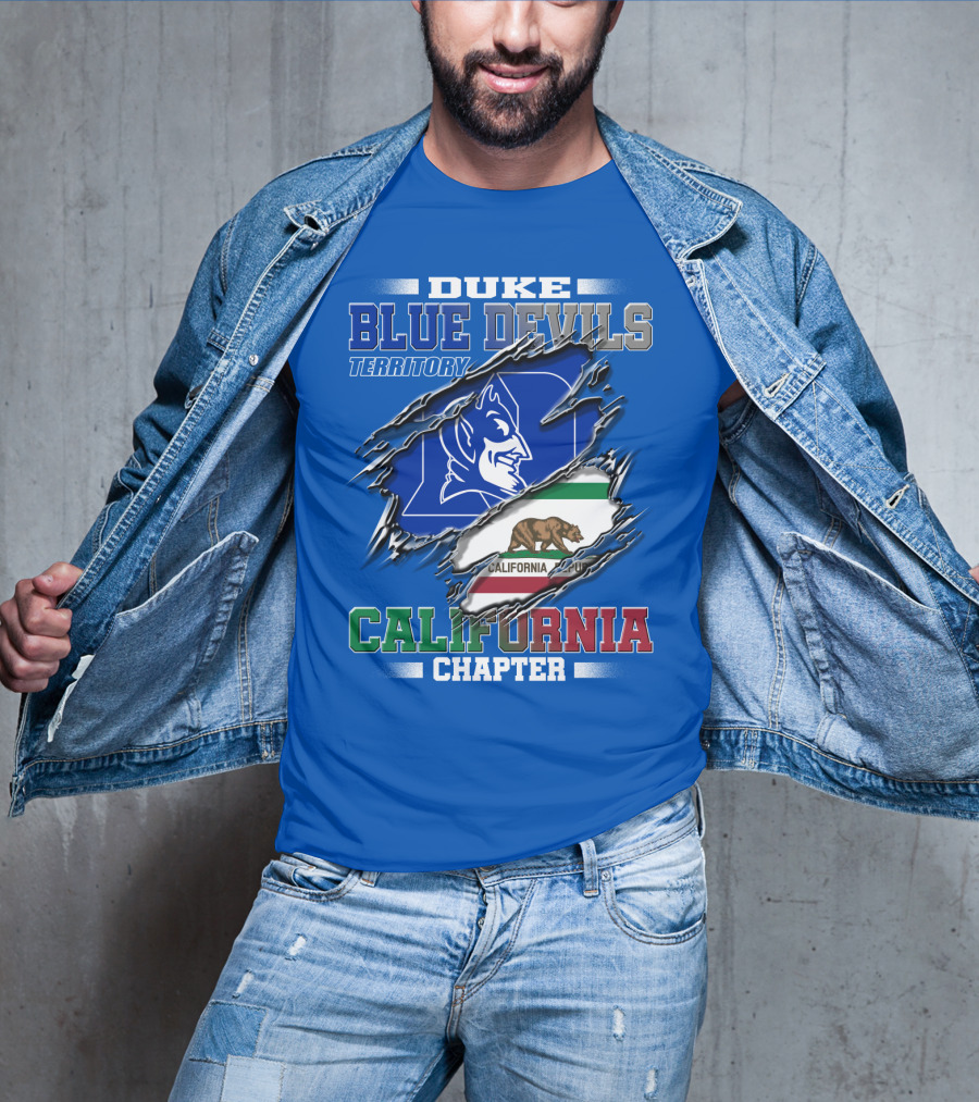 Duke Blue Devils Territory California Chapter T-Shirt