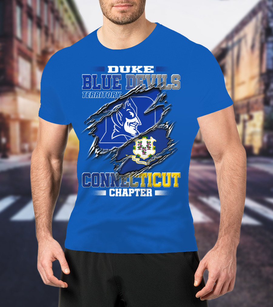 Duke Blue Devils Territory Connecticut Chapter T-Shirt