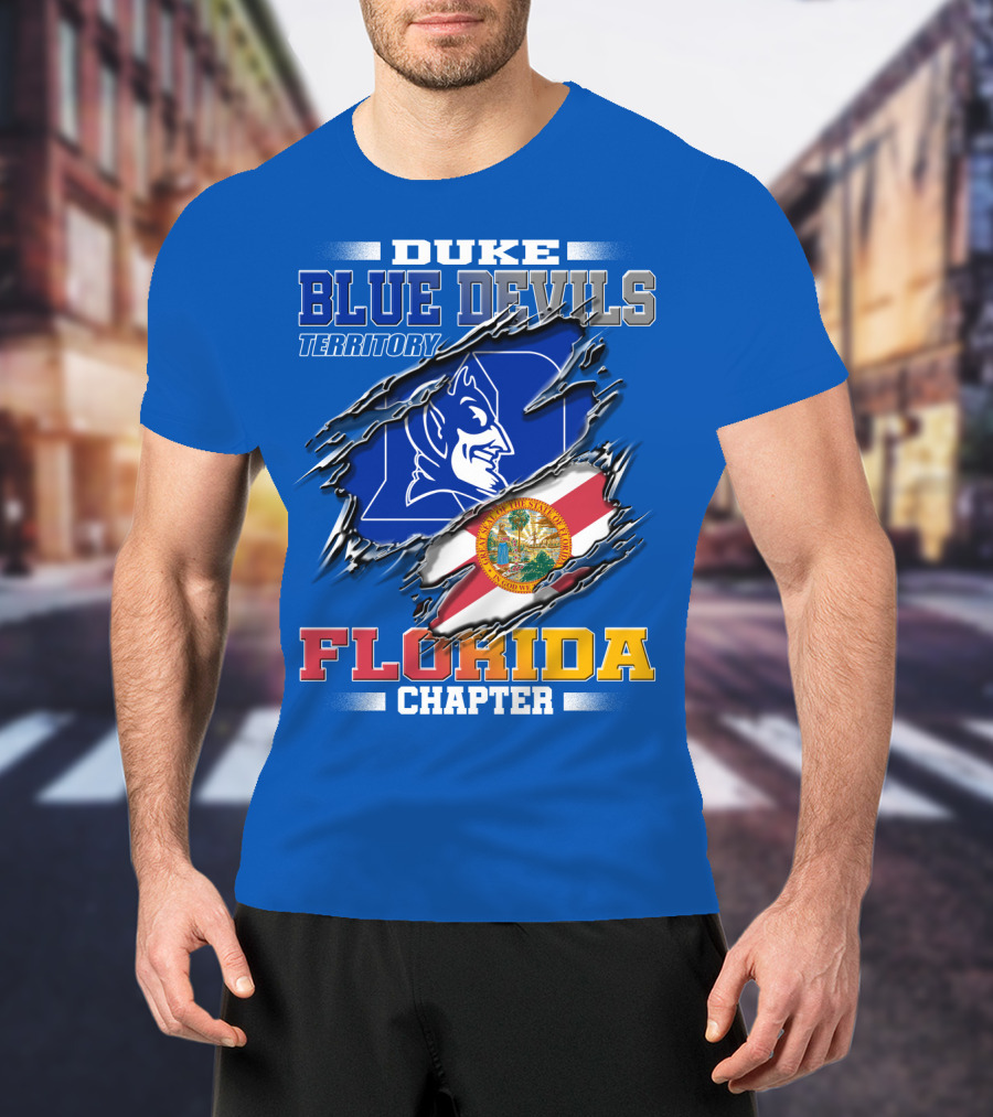 Duke Blue Devils Territory Florida Chapter T-Shirt