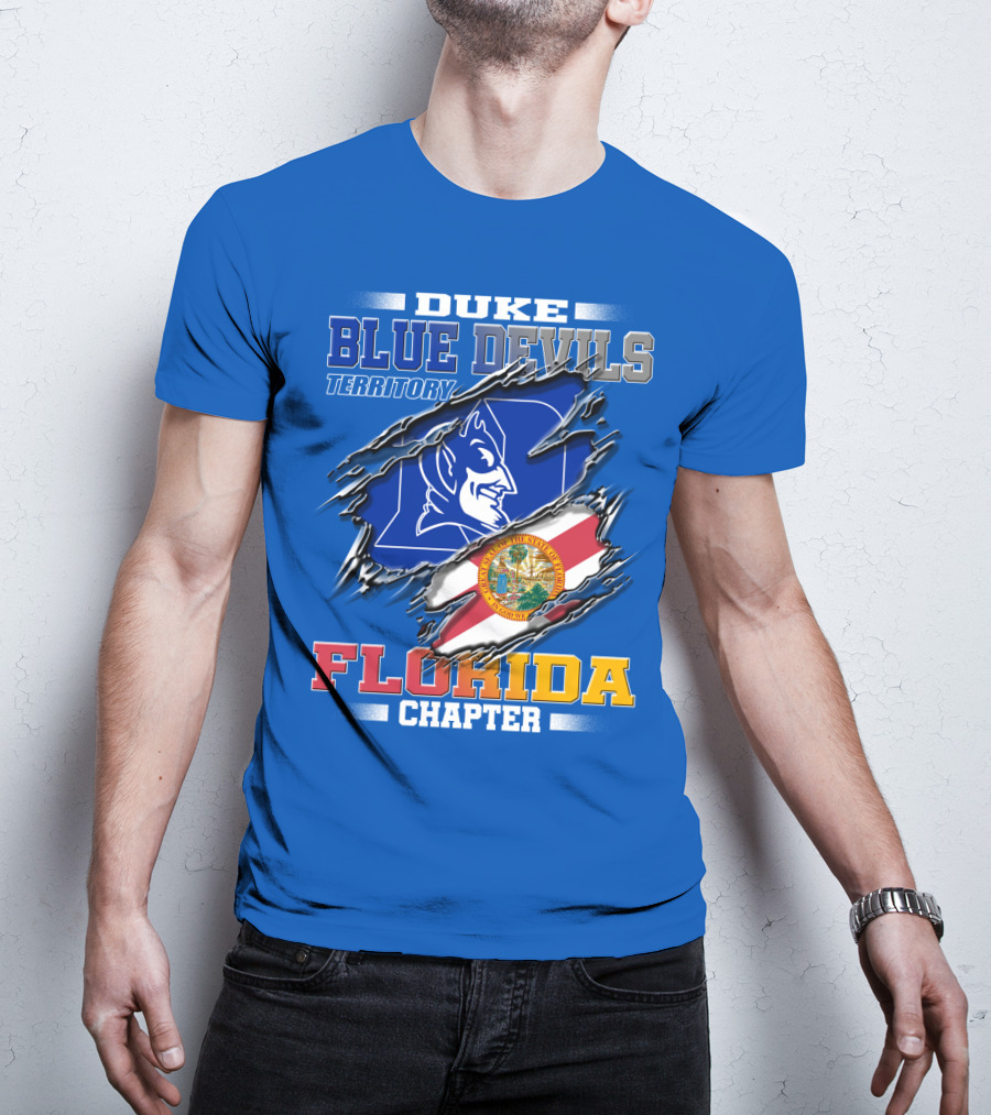 Duke Blue Devils Territory Florida Chapter T-Shirt