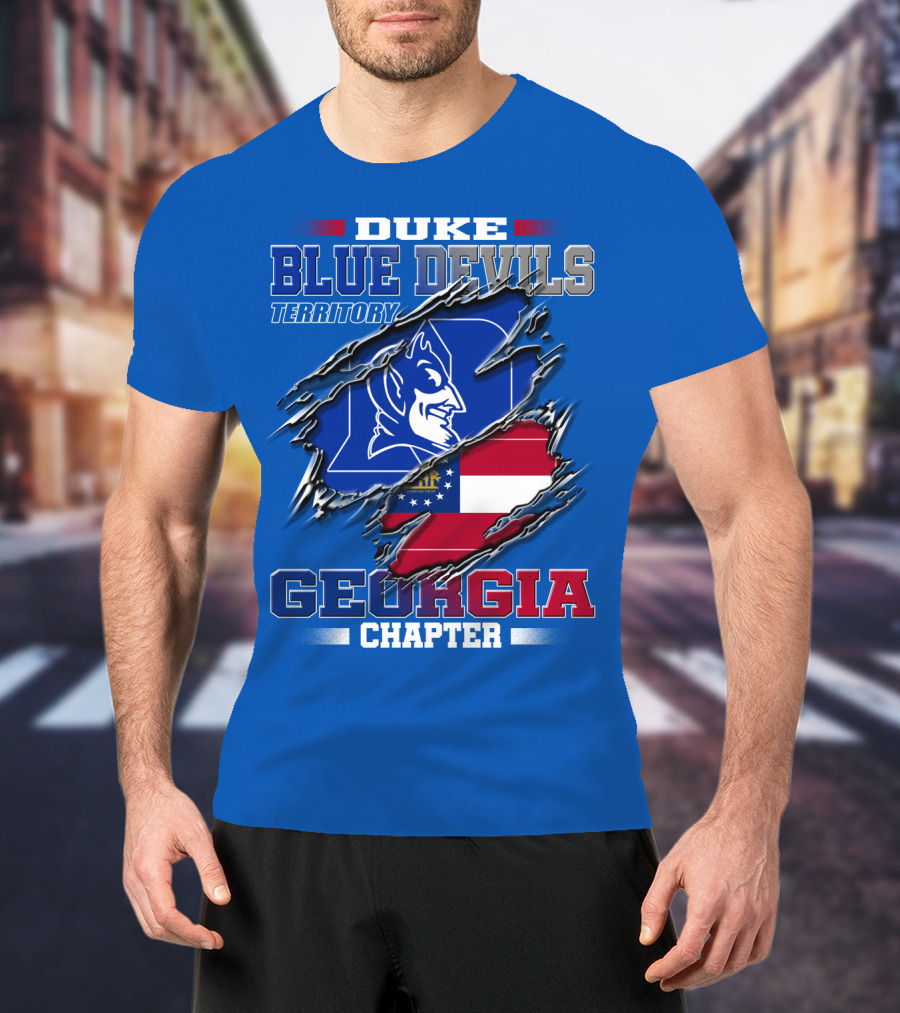 Duke Blue Devils Territory Georgia Chapter T-Shirt