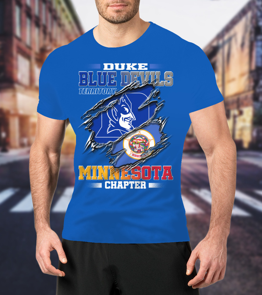 Duke Blue Devils Territory Minnesota Chapter T-Shirt