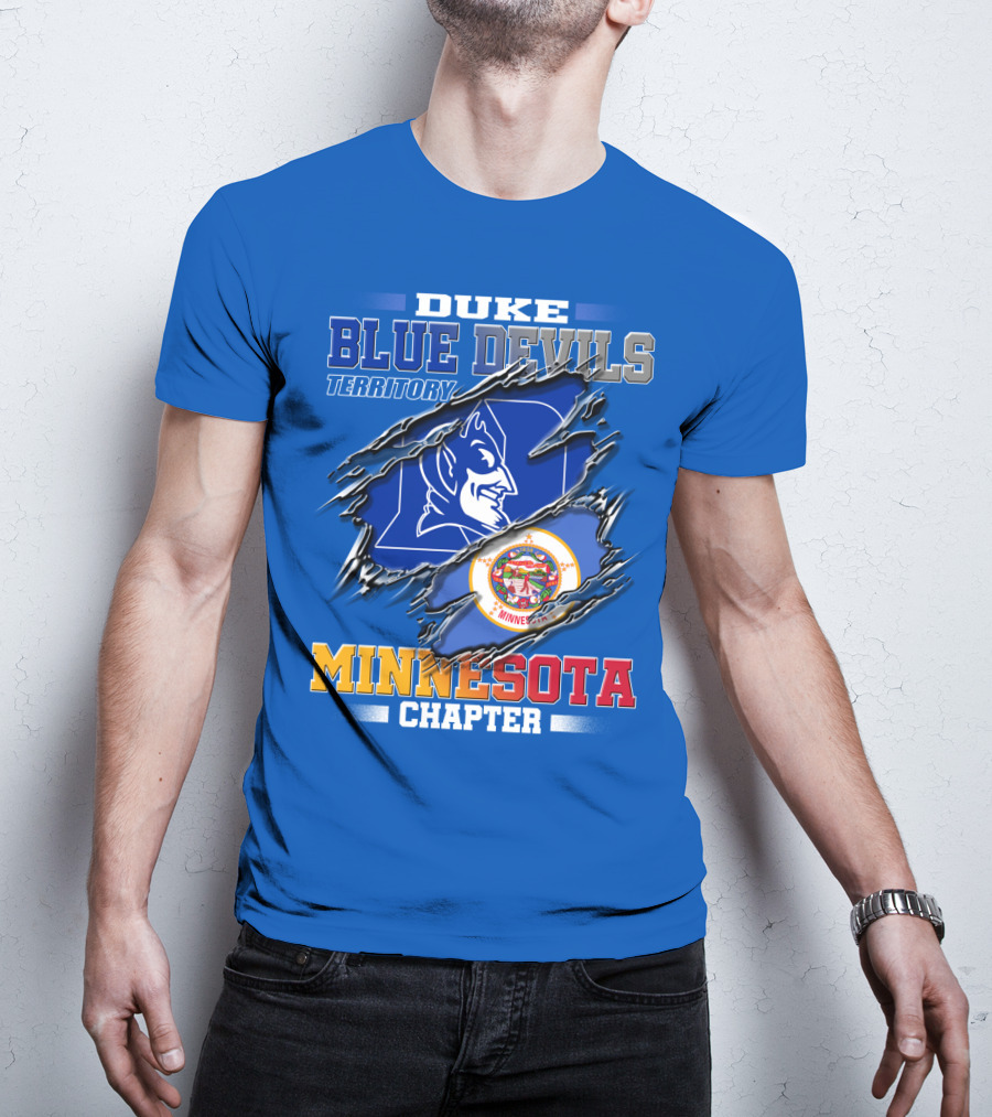 Duke Blue Devils Territory Minnesota Chapter T-Shirt