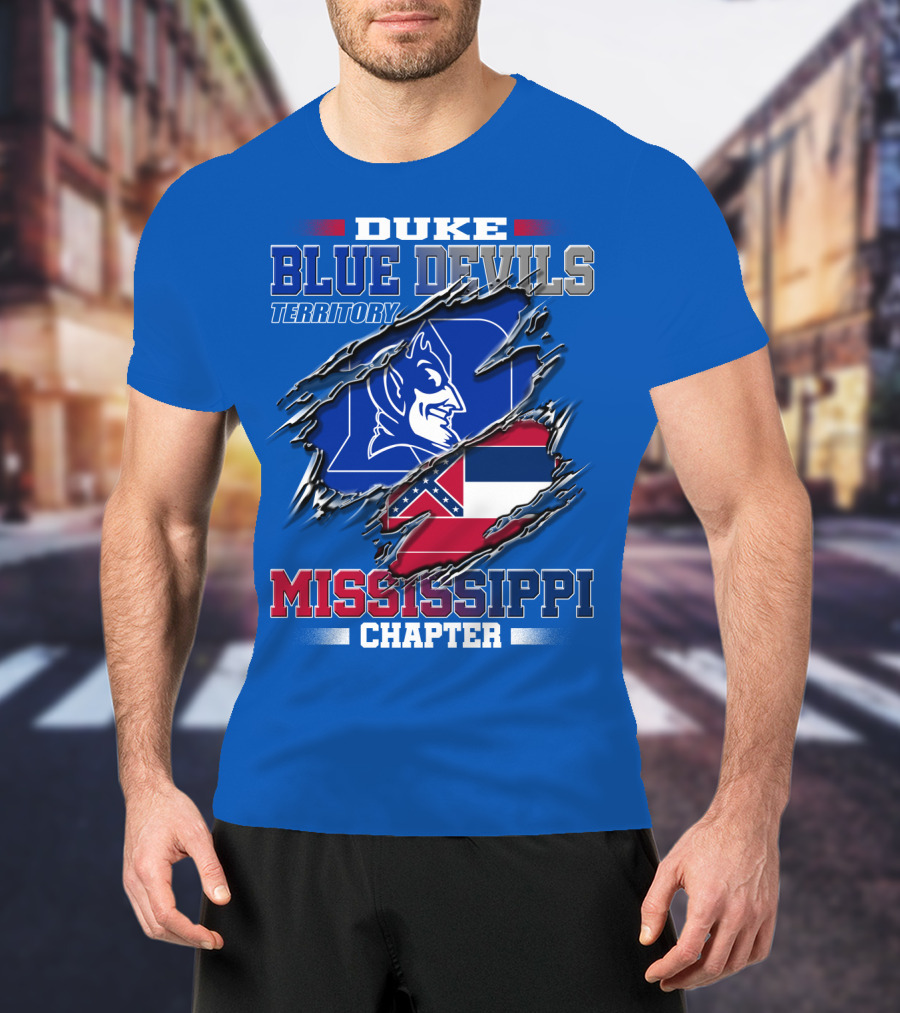 Duke Blue Devils Territory Mississippi Chapter T-Shirt