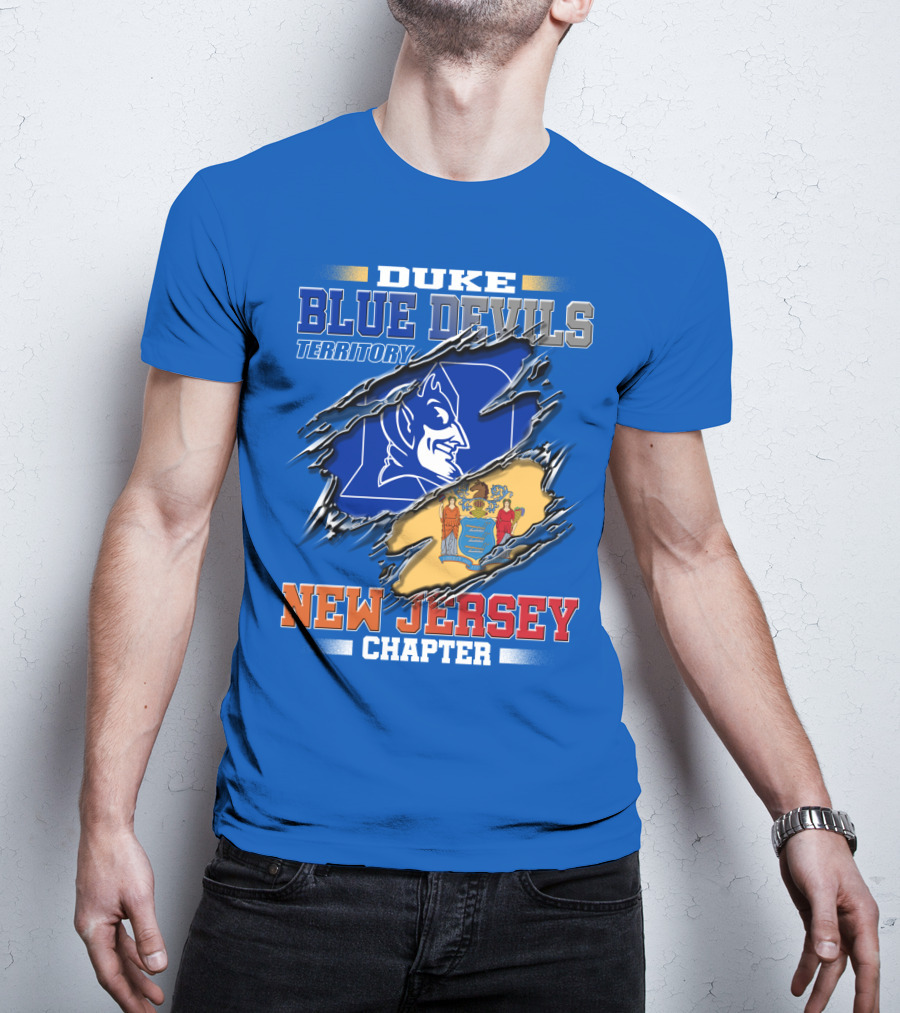 Duke Blue Devils Territory New Jersey Chapter T-Shirt
