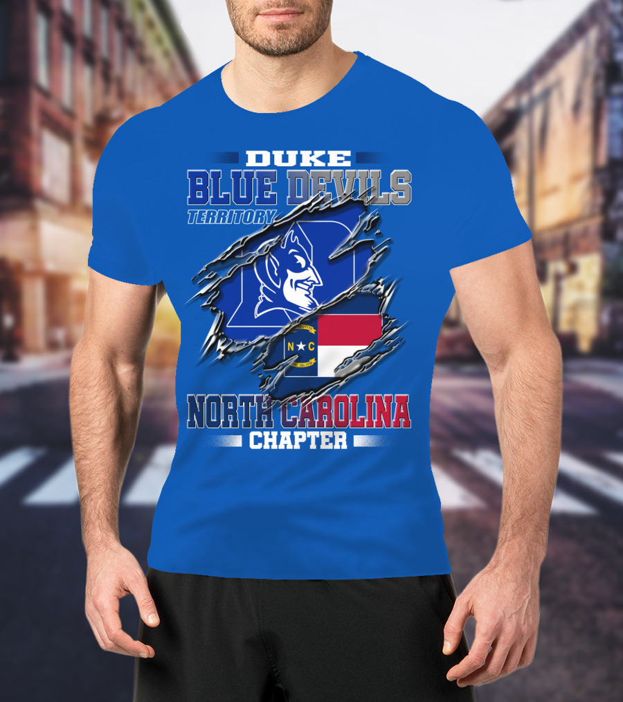 Duke Blue Devils Territory North Carolina Chapter T-Shirt
