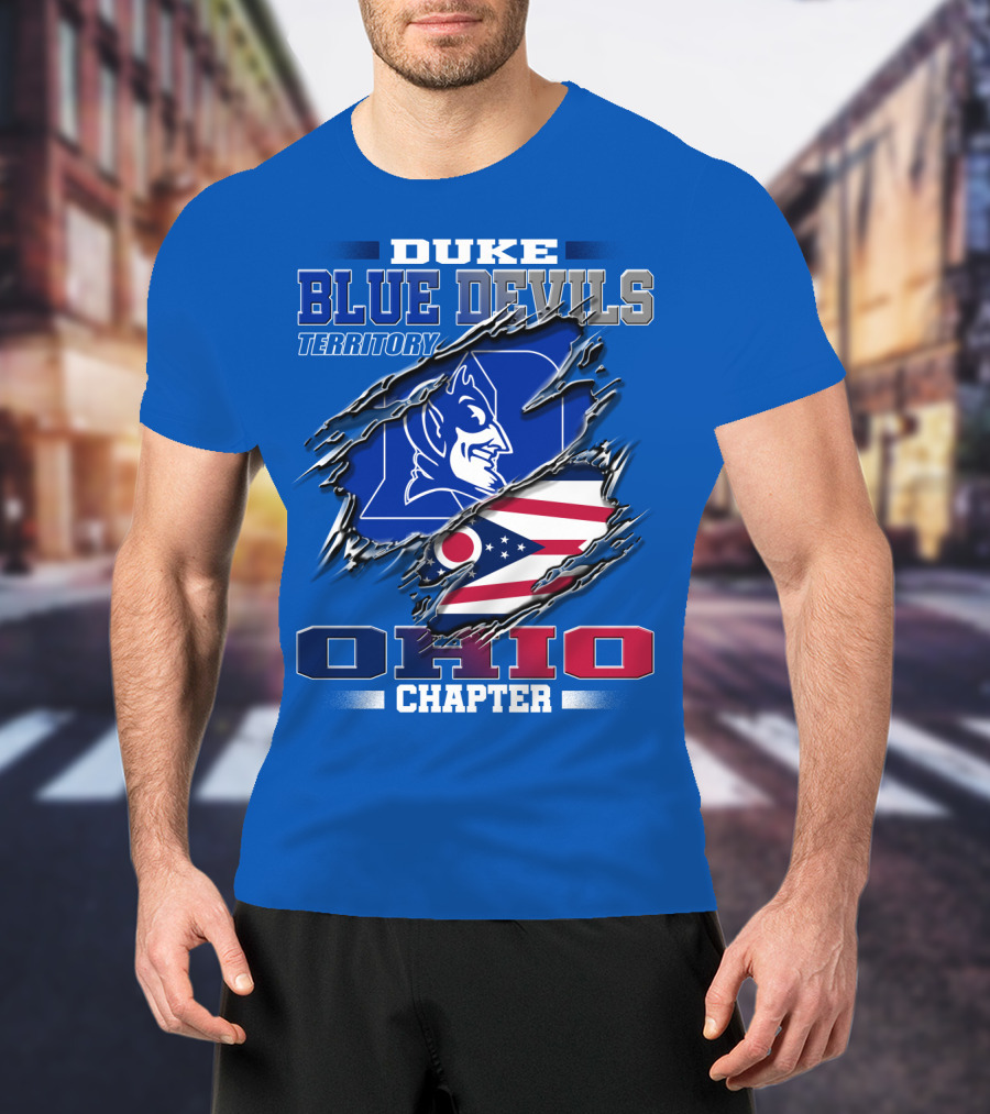 Duke Blue Devils Territory Ohio Chapter T-Shirt