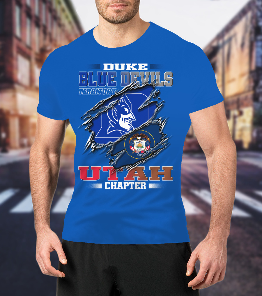 Duke Blue Devils Territory Utah Chapter T-Shirt