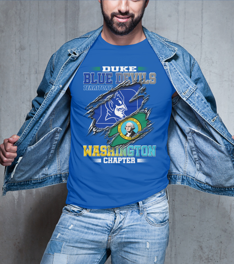 Duke Blue Devils Territory Washington Chapter T-Shirt