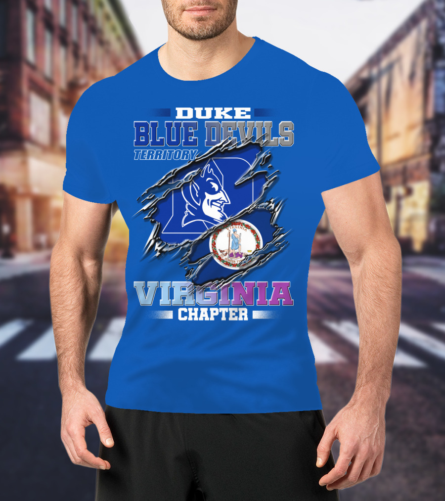 Duke Blue Devils Territory Virginia Chapter T-Shirt