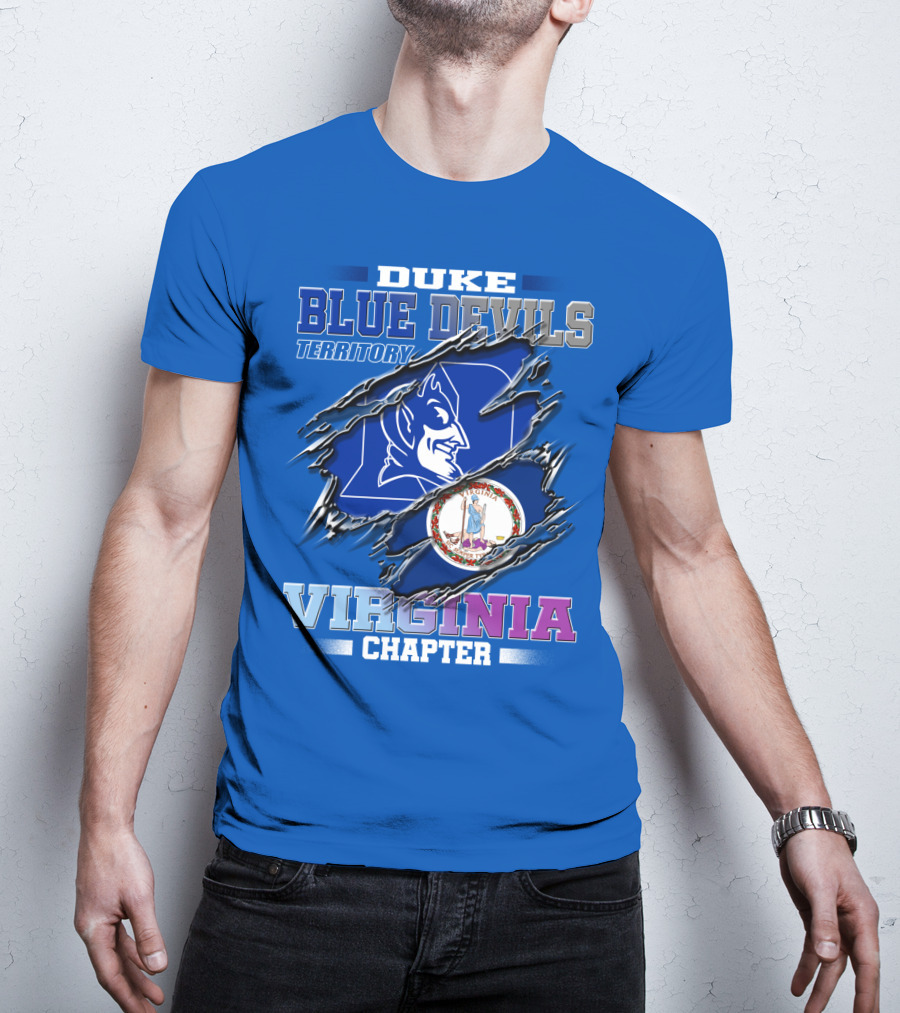 Duke Blue Devils Territory Virginia Chapter T-Shirt
