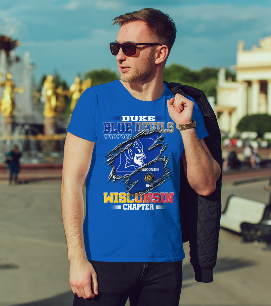 Duke Blue Devils Territory Wisconsin Chapter T-Shirt