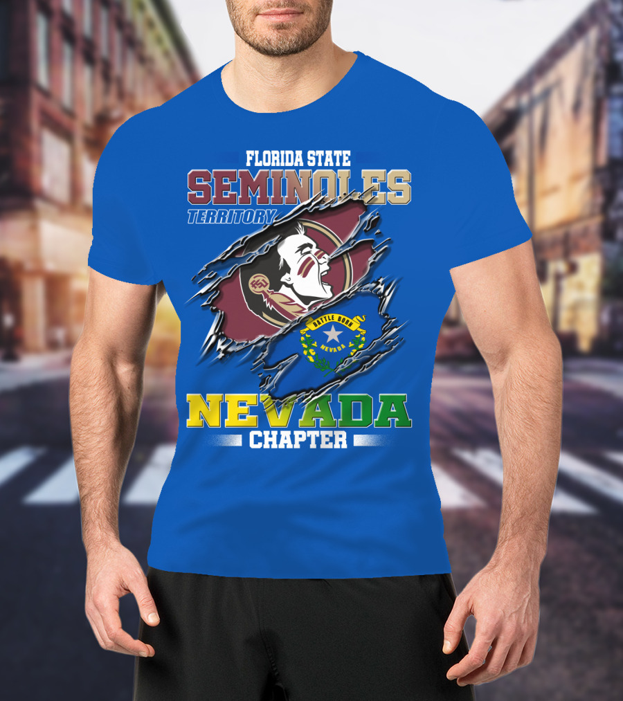 Florida State Seminoles Territory Nevada Chapter Little Honor State T-Shirt