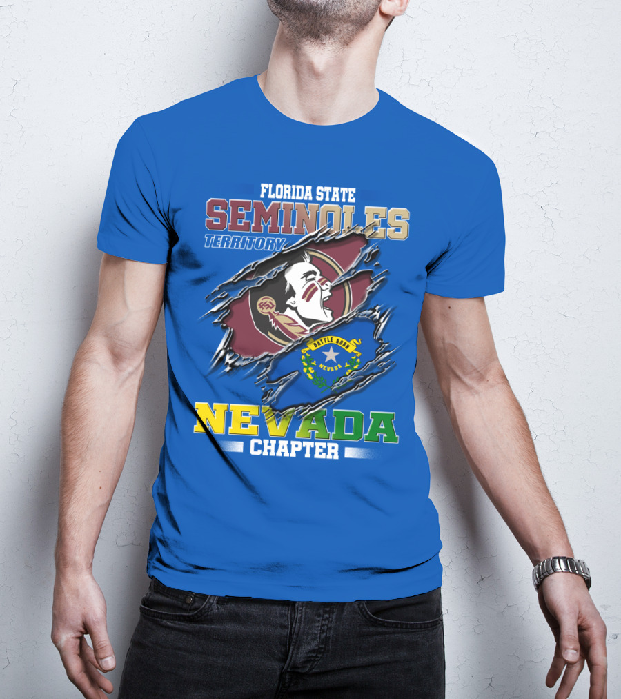 Florida State Seminoles Territory Nevada Chapter Little Honor State T-Shirt