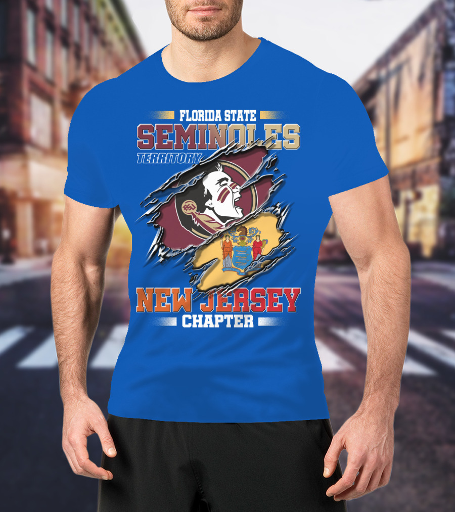 Florida State Seminoles Territory New Jersey Chapter T-Shirt