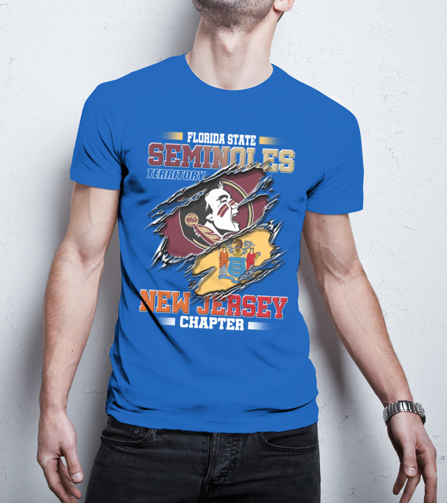 Florida State Seminoles Territory New Jersey Chapter T-Shirt