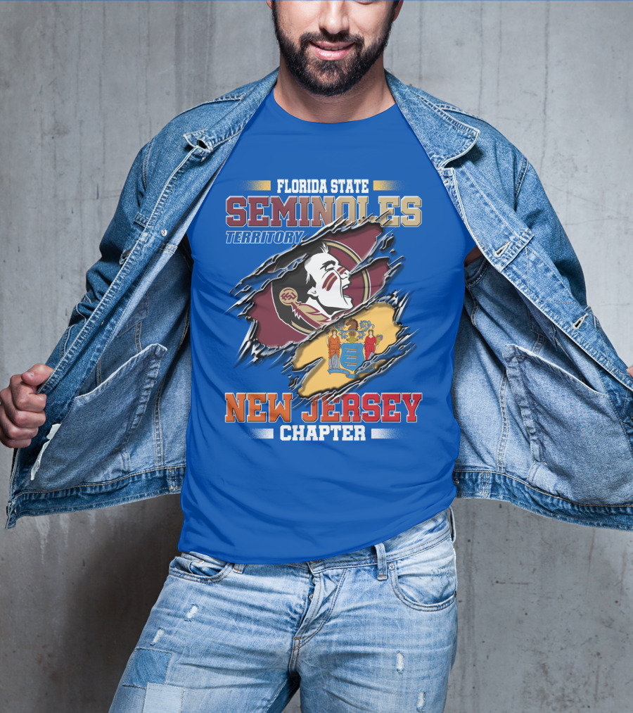 Florida State Seminoles Territory New Jersey Chapter T-Shirt