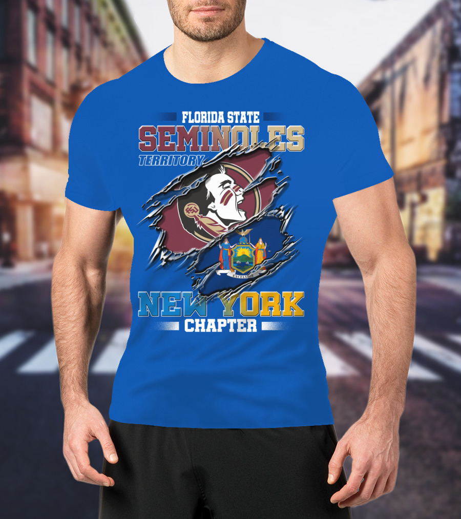 Florida State Seminoles Territory New York Chapter T-Shirt