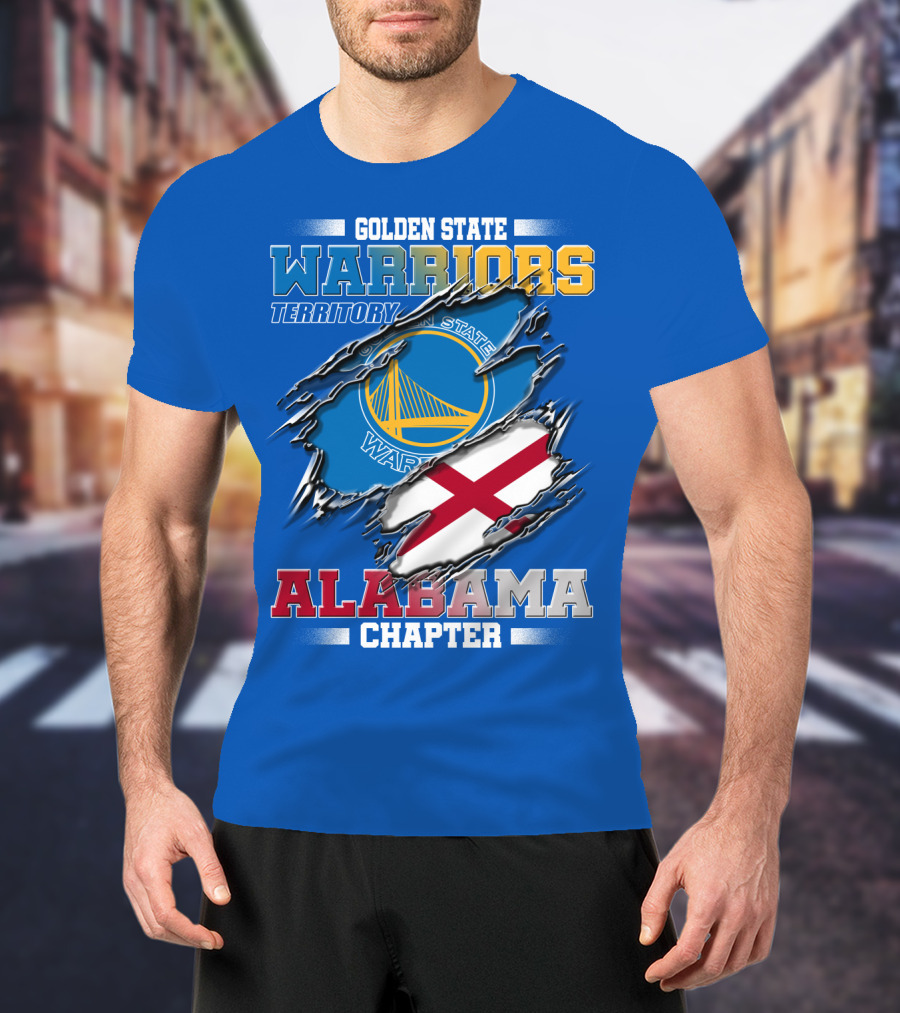 Golden State Warriors Territory Alabama Chapter T-Shirt