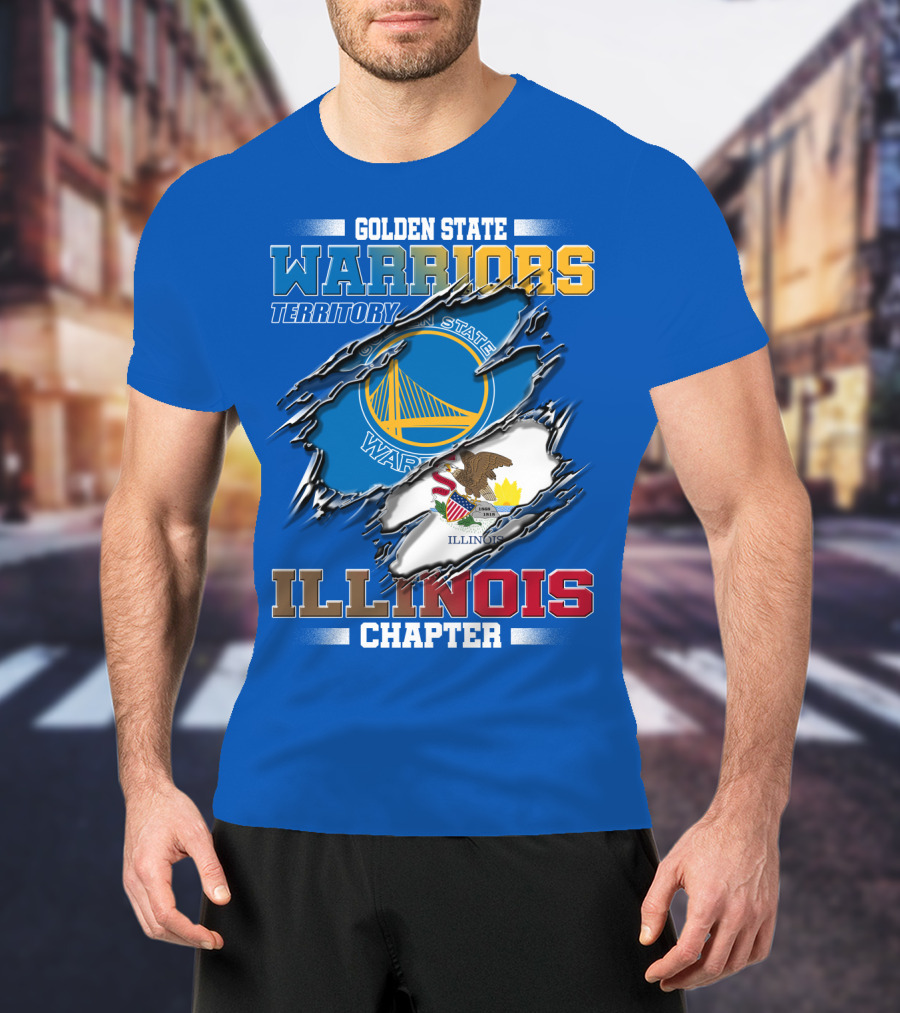 Golden State Warriors Territory Illinois Chapter T-Shirt