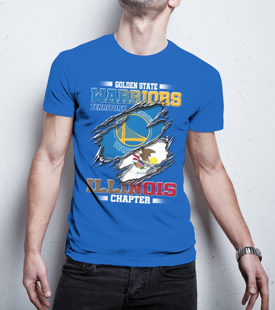 Golden State Warriors Territory Illinois Chapter T-Shirt