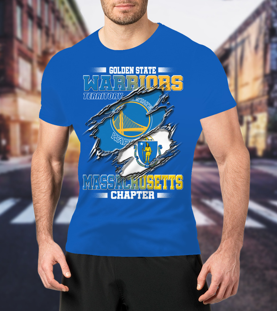Golden State Warriors Territory Massachusetts Chapter T-Shirt