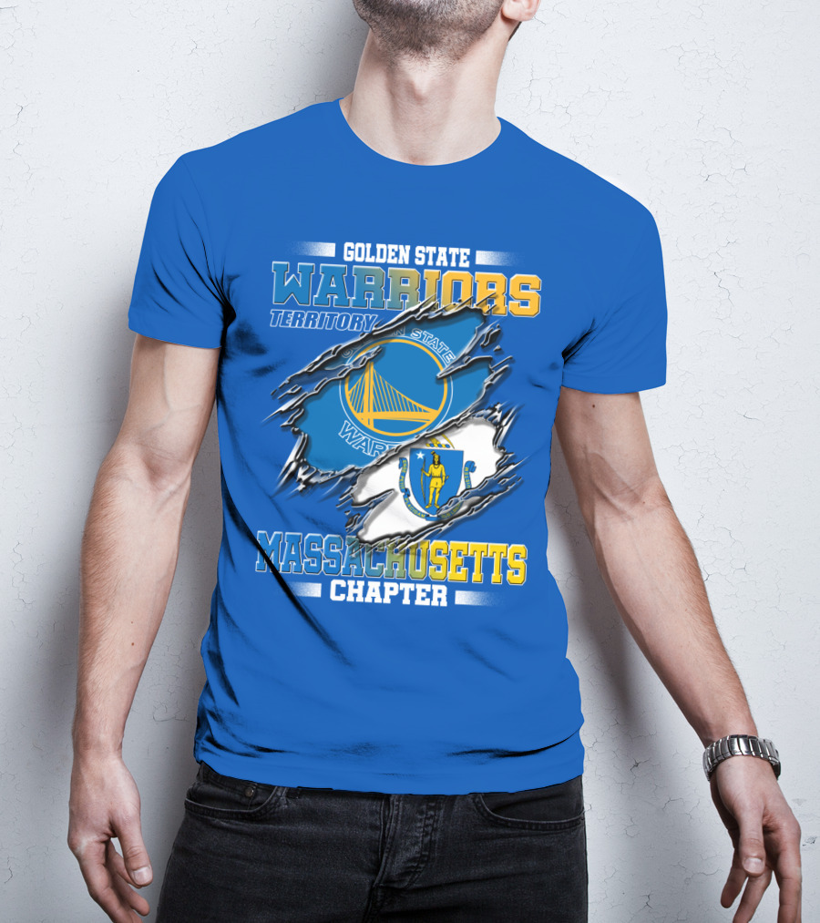 Golden State Warriors Territory Massachusetts Chapter T-Shirt