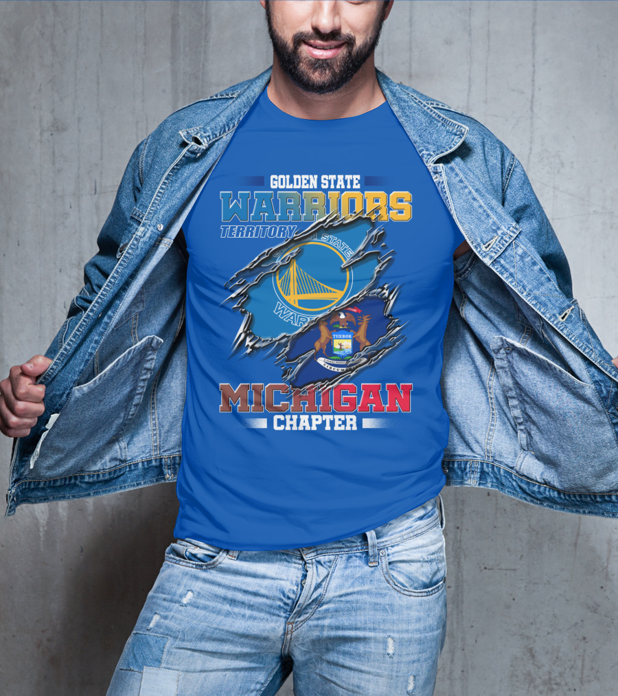 Golden State Warriors Territory Michigan Chapter T-Shirt