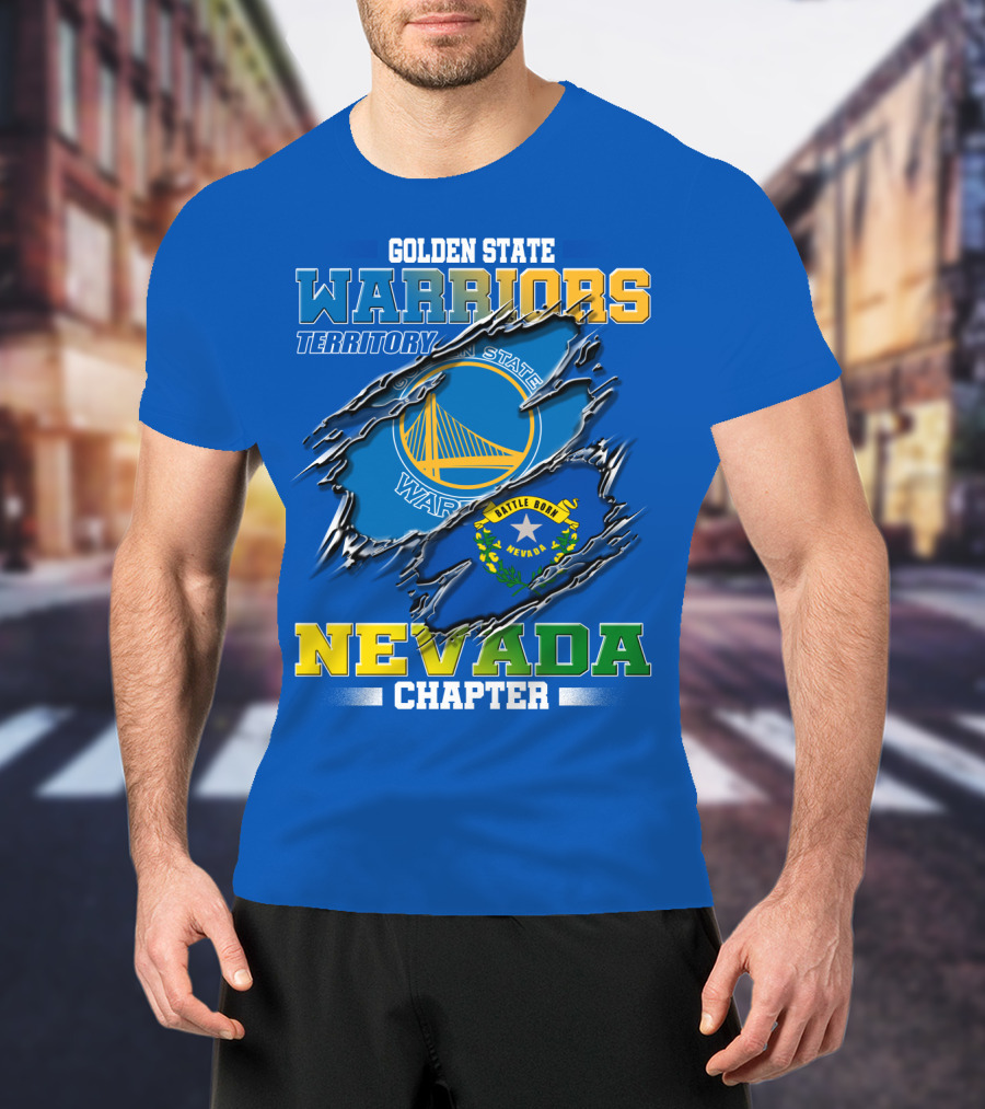 Golden State Warriors Territory Nevada Chapter Battle Born T-Shirt