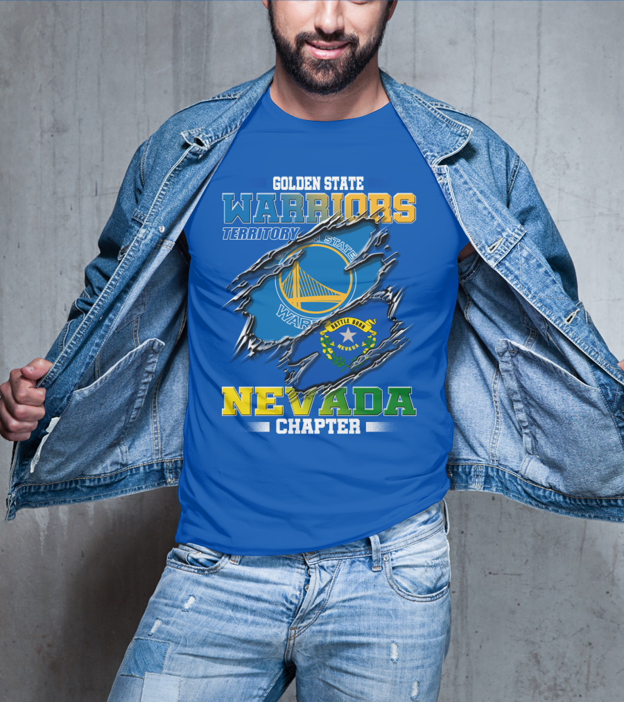 Golden State Warriors Territory Nevada Chapter Battle Born T-Shirt