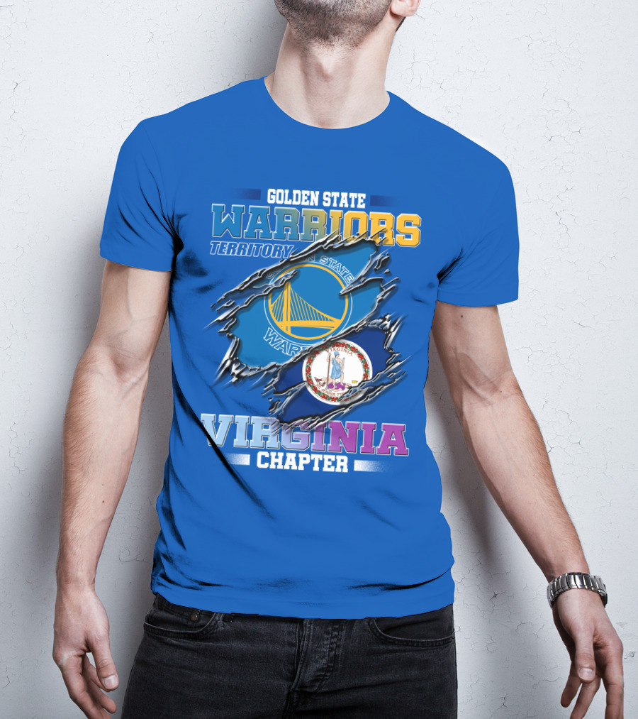 Golden State Warriors Territory Virginia Chapter T-Shirt